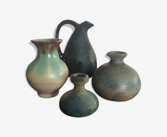 Série 4 vases vintage années 60-70