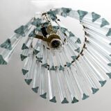 Pia Guidetti Crippa Mid-Century Modern Italian Murano Chandelier for Lumi
