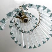 Pia Guidetti Crippa Mid-Century Modern Italian Murano Chandelier for Lumi