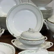Table service in Limoges porcelain J.B Tricard and Co.