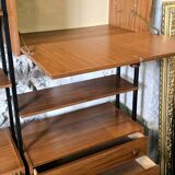 Vintage Italian modular teak bookcase, 1960s