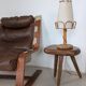 Rattan table lamp