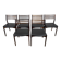 Ensemble de six chaises par Vestervig Erikson, années 1960