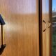 Light oak sliding door wardrobe, 1960