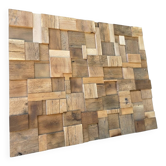 Panneau mural décoratif en chêne massif