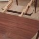 Half-moon table with extensions
