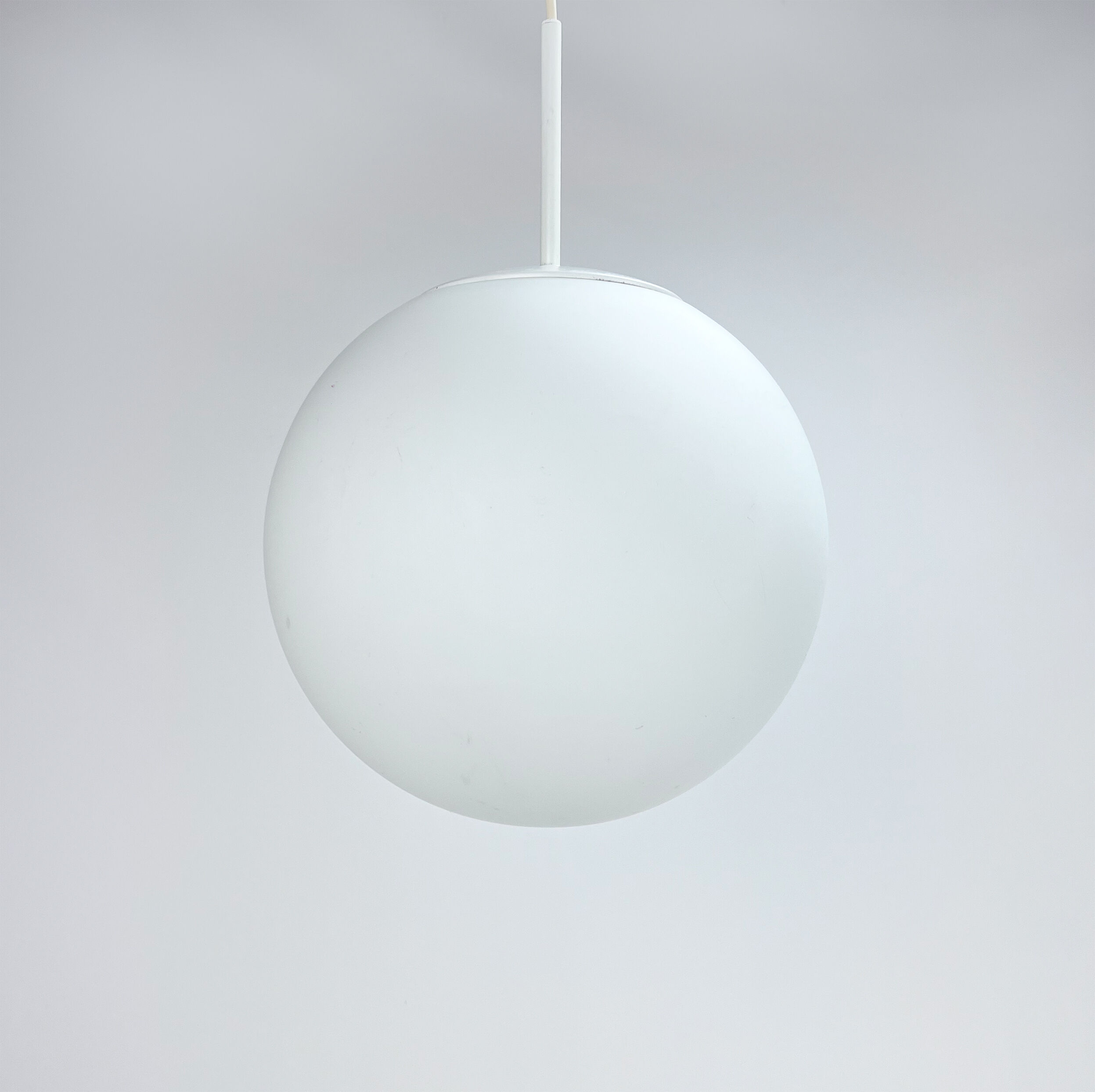 XXL Mid Century Hanging Bol Lamp by Glashutte Limburg, 1970s