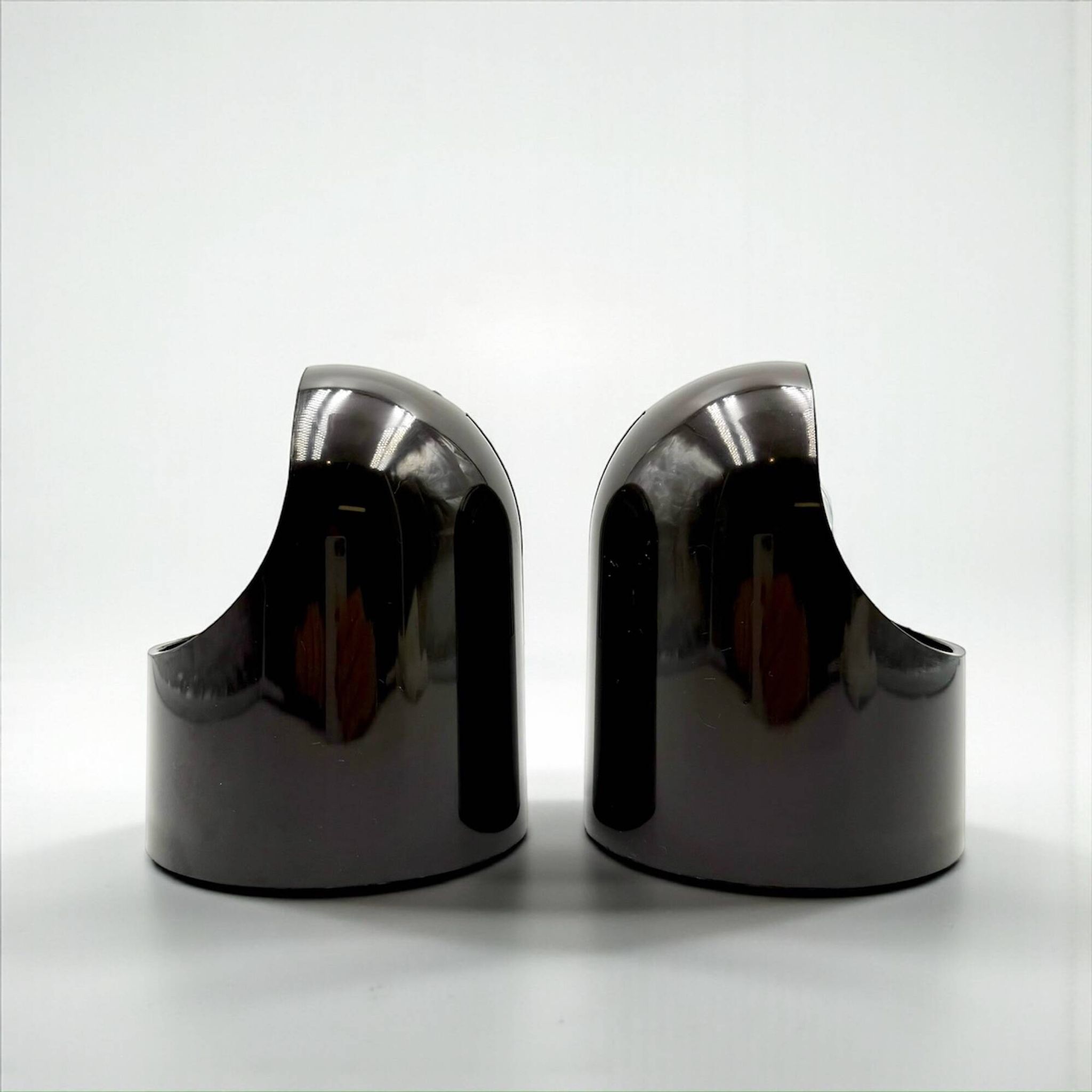 Pair of Brown Gedy Wall Lamps by Makio Hasuike 1970s Italian Design NOS