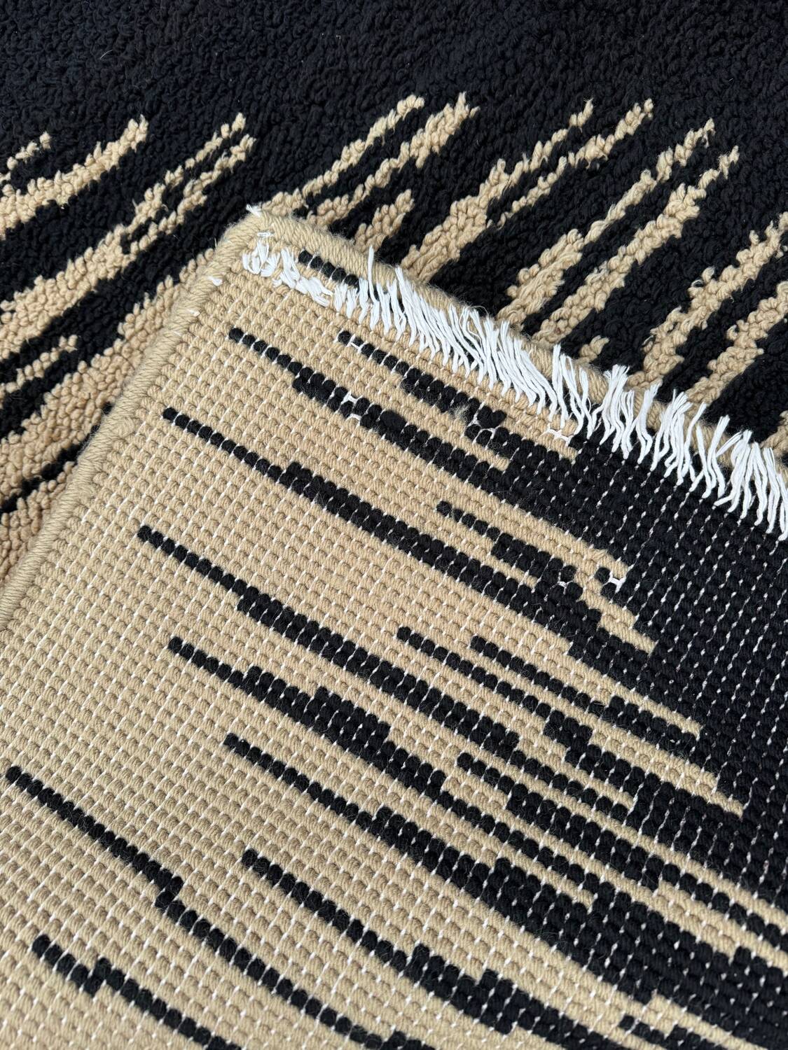 Scandinavian Rya rug, 1970s
