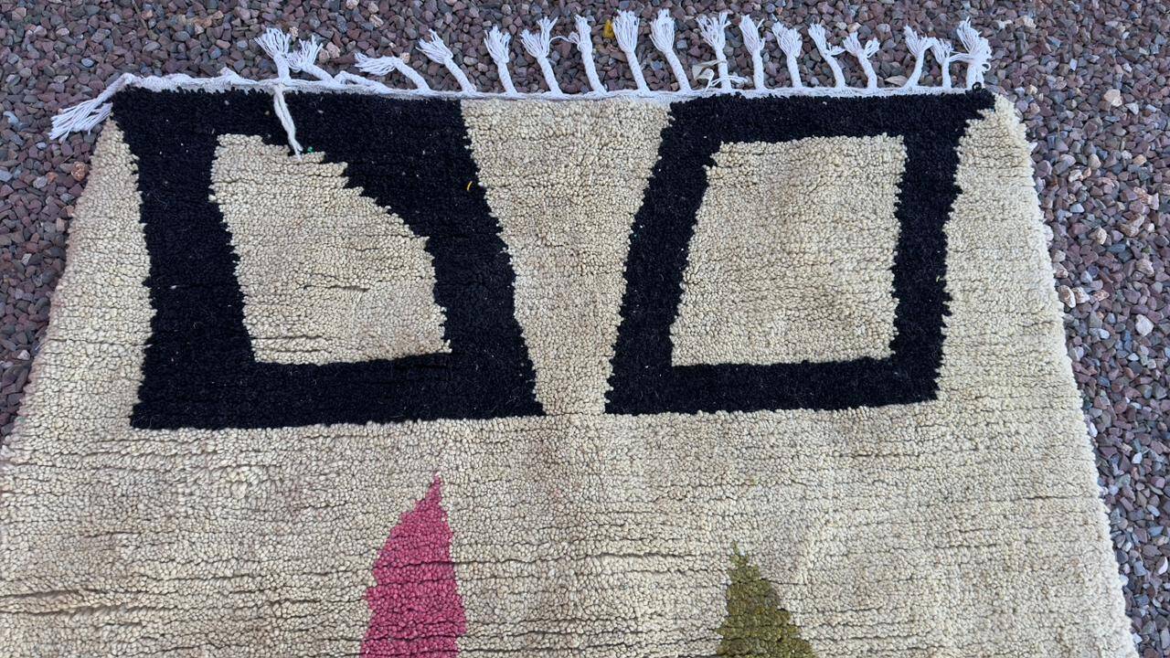 Handmade Berber rug 2.5x1.5 m