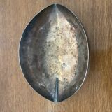 Old CHRISTOFLE Lino Sabattini Leaf Shaped Silver Metal Empty Pocket #C