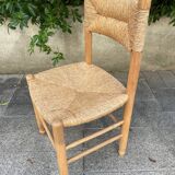 Pair of vintage brutalist chairs