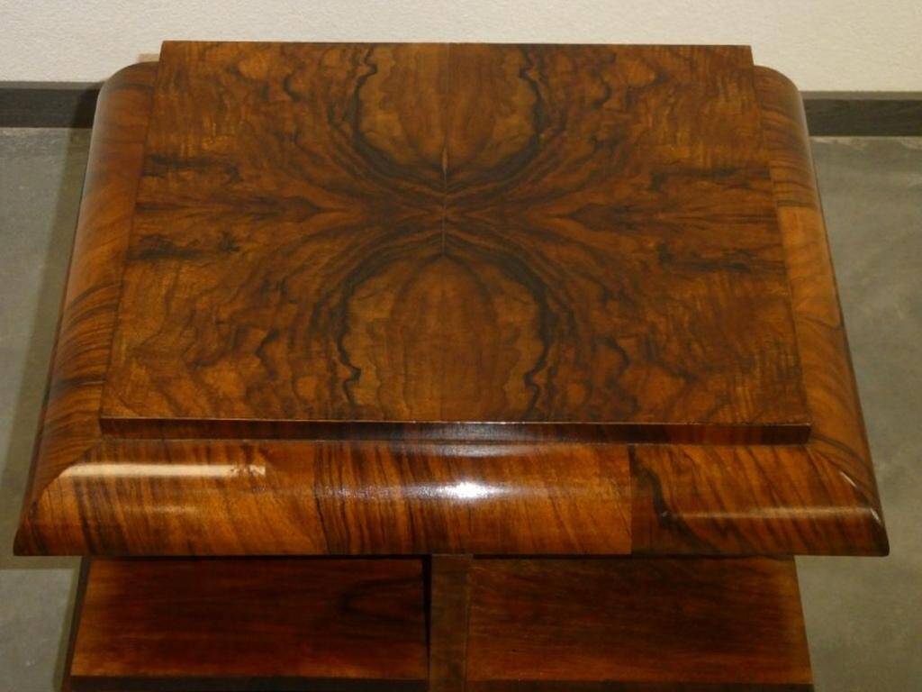 Art Deco Display Cabinet in Walnut