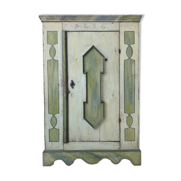 Armoire polychrome alsacienne 1800