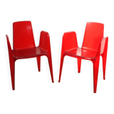 Pair of Bella Riffata chairs, Sawaya & Moroni