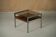 Rosewood and steel coffee table, Denmark, 1970s