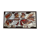 Decorative plate of max and dominique picard, vallauris - 1960