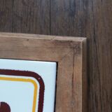 70s earthenware tile trivet