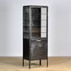 Cabinet de médecine en fer poli, années 1950