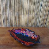 Vintage red Vallauris dish