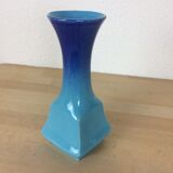 Roberto Rigon vase in blue ceramic