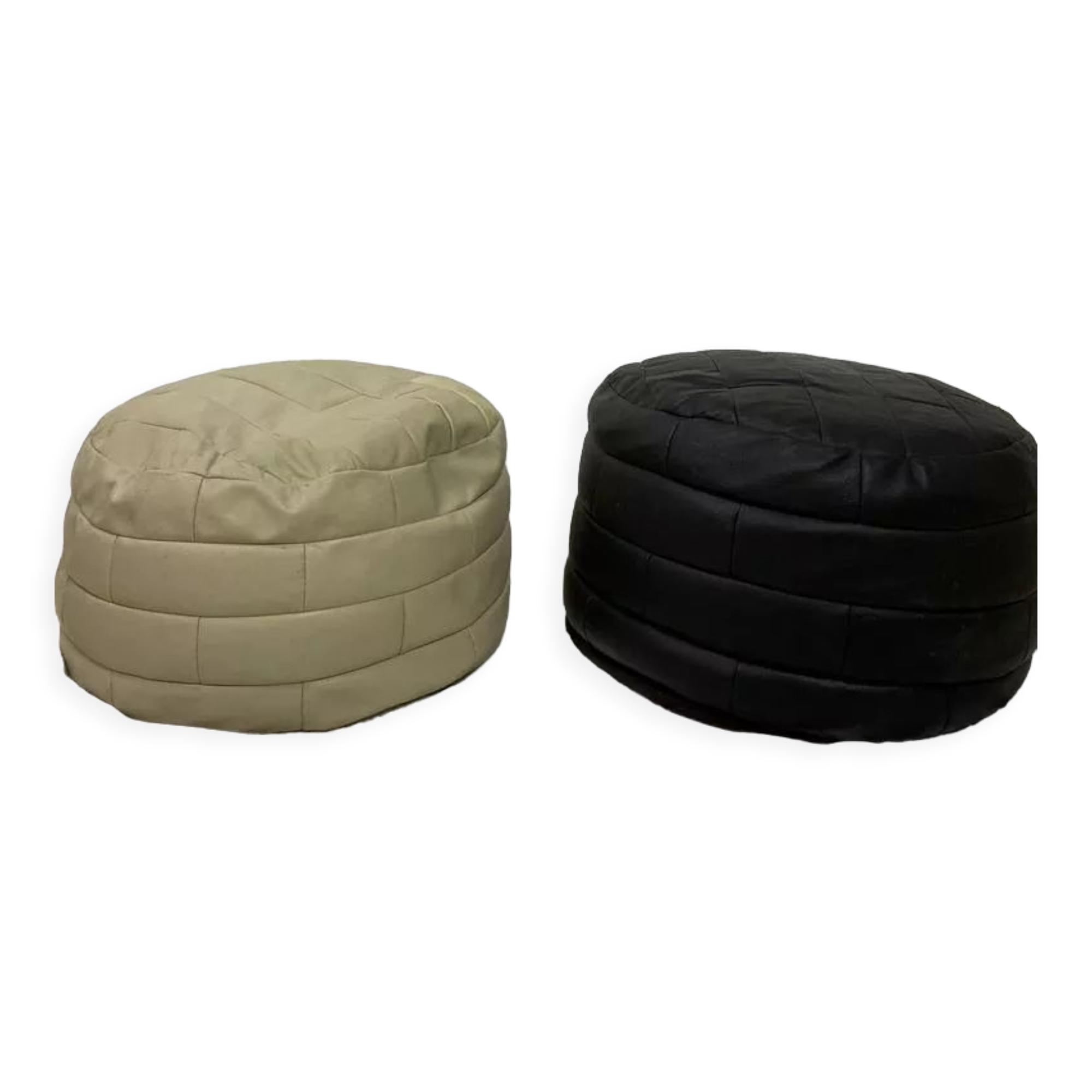 Vintage patchwork ottoman