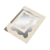 Mini splash asymmetrical mirror