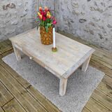 Table basse campagne patinée