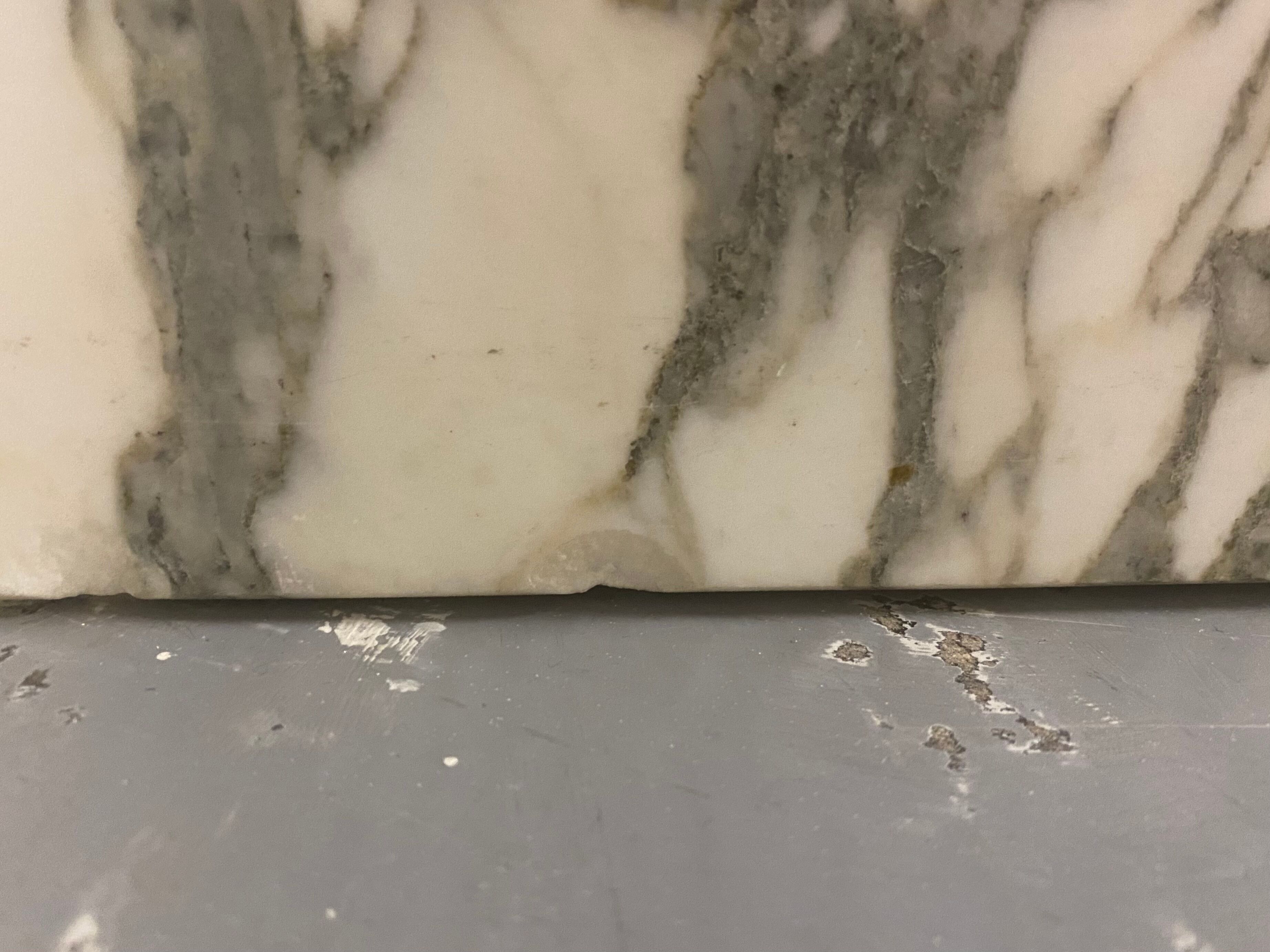 Marble coffee table Arabescato 70s