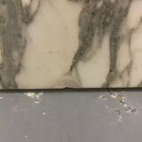 Marble coffee table Arabescato 70s