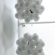Pair of Mid-Century Murano Bubble Glass chandeliers. Italy 1960s