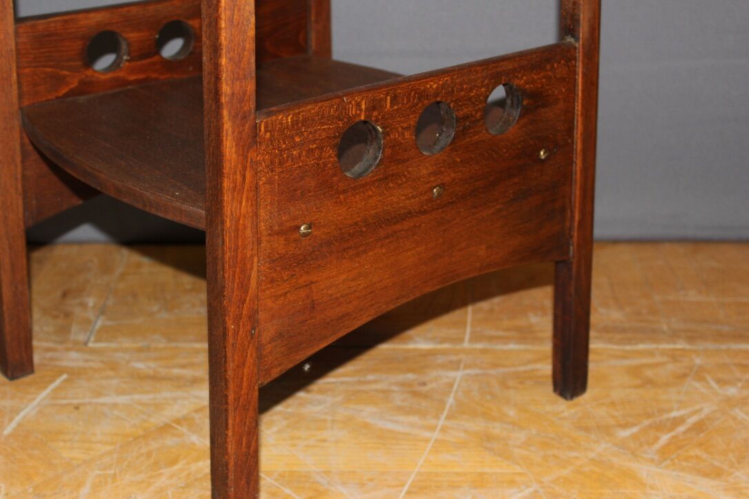 Sellette By Josef Hoffmann In Curved Wood