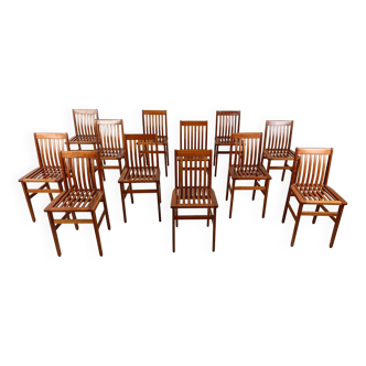Set de 12 chaises Milano par Aldo Rossi pour Molteni