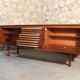 Sideboard vintage in teak and Rosewood, Scandinavian style by White & Newton