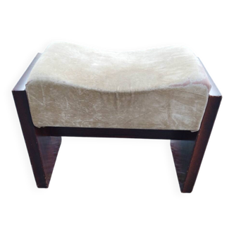 Old dressing table stool pouffe