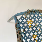 Perforated metal garden coffee table