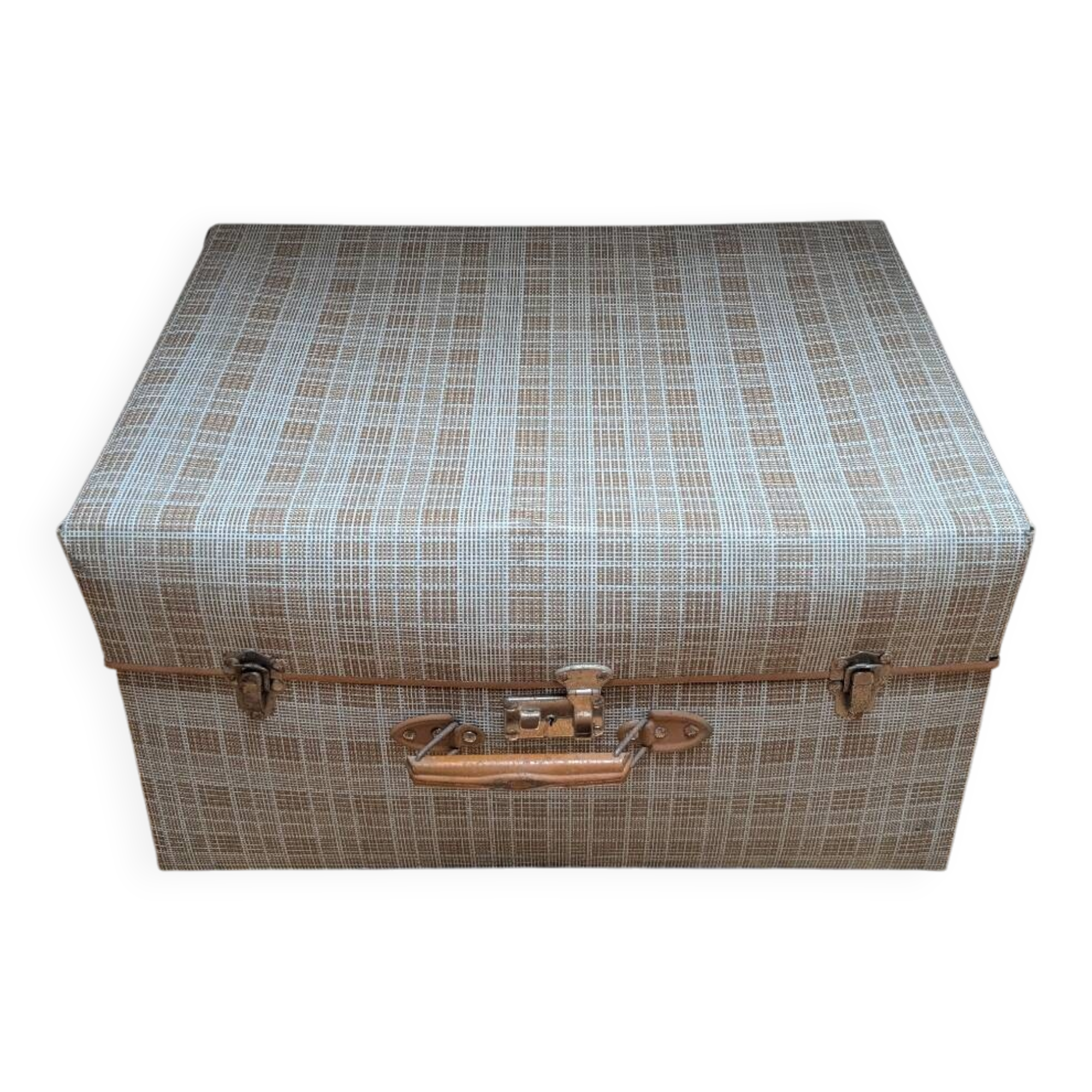 Old cardboard suitcase