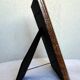 Antique photo holder frame to stand christian dior leopard style print