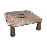 Set of 2 marble coffee tables by Angelo Mangiarotti, 1975