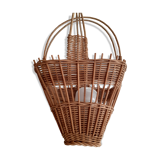 Electrified rattan hanging