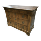 Commode d'époque Restauration en noyer flammé