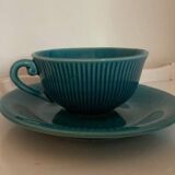 Large Gien cup and saucer