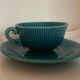 Large Gien cup and saucer