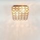 Mid Century Modern Iron Ring Glass Ceiling Light From Limburg, 1960s