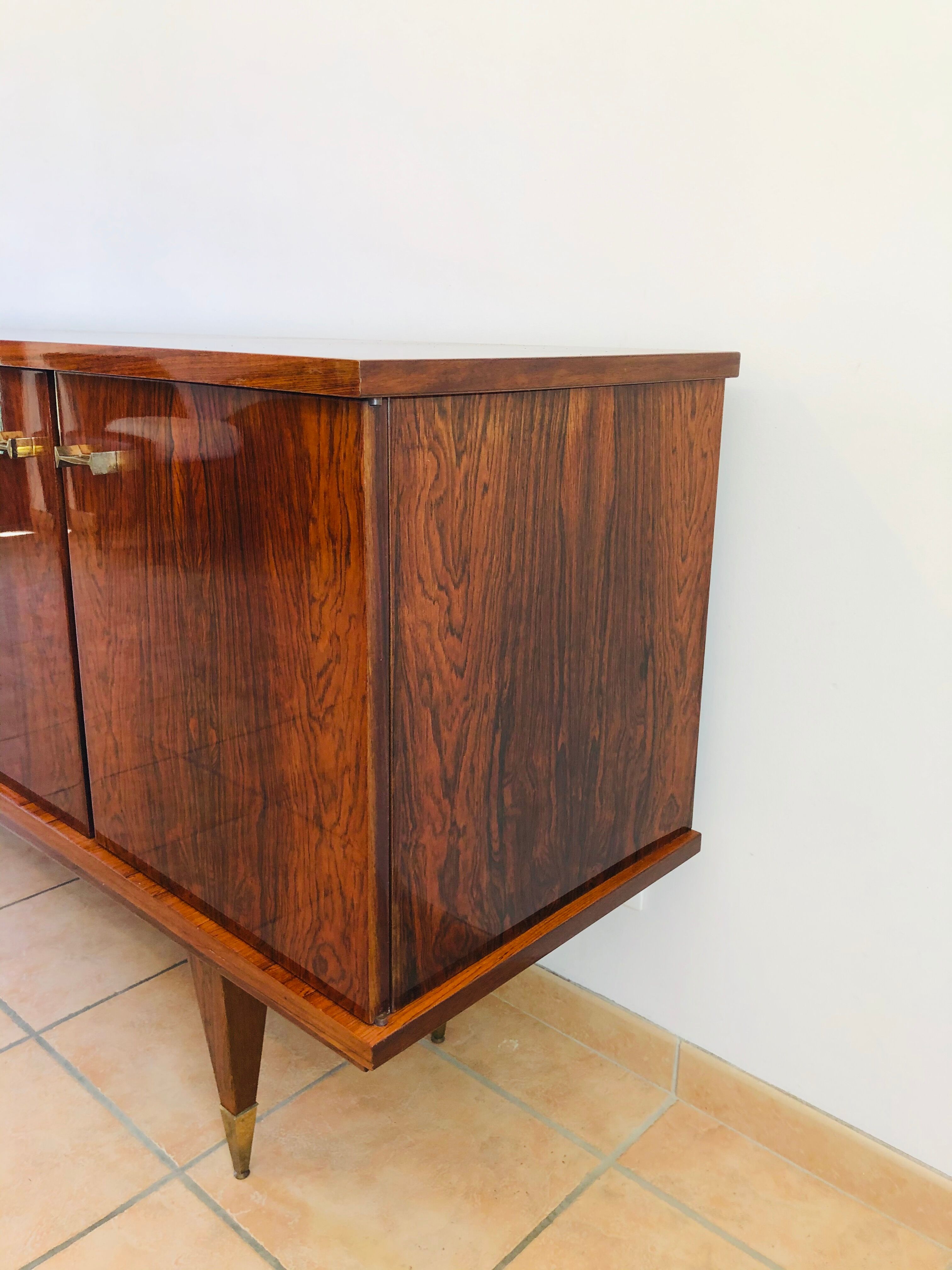 Vintage rio rosewood sideboard by Malora 1960