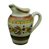 Pitcher / High Creamer HB Quimper - Hearts & Flowers