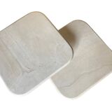 70s travertine nesting tables