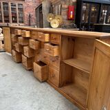 Large fir grocery cabinet