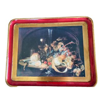 Cracked wood tray