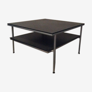 Kron grey metal square coffee table